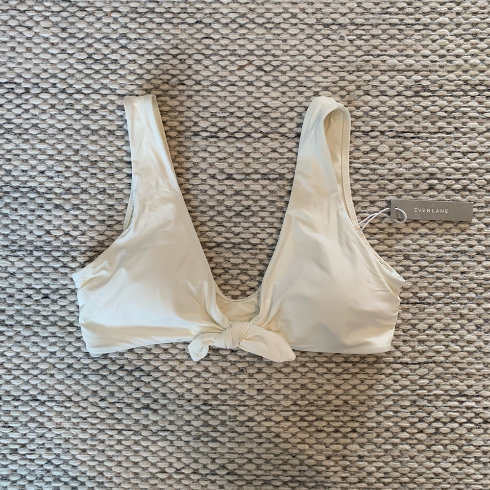 Everlane White Bikini Top!
